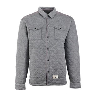 Quilted Shirt Jacket Grey