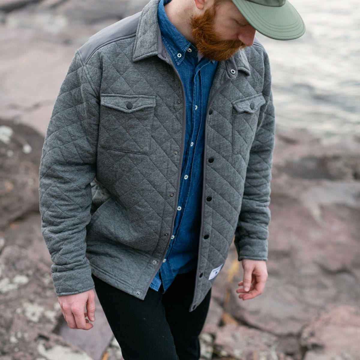 Merino Wool Shirt | Men's Snowcrest Shirt Jacket | Duckworth