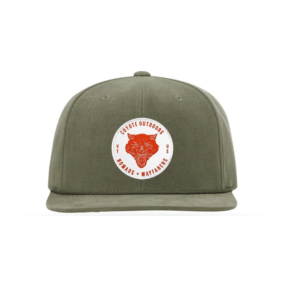 Nomads Corduroy Snapback Olive Coyote Provisions Co 