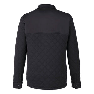 Quilted Shirt Jacket Black