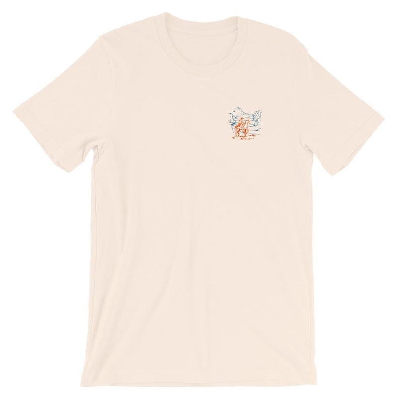 Sunset Riders Short-Sleeve Unisex T-Shirt Cream Coyote Provisions Co S 