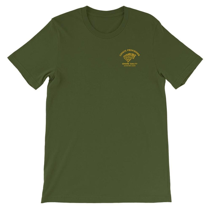 Vintage Yotes Tee Coyote Provisions Co Olive S 