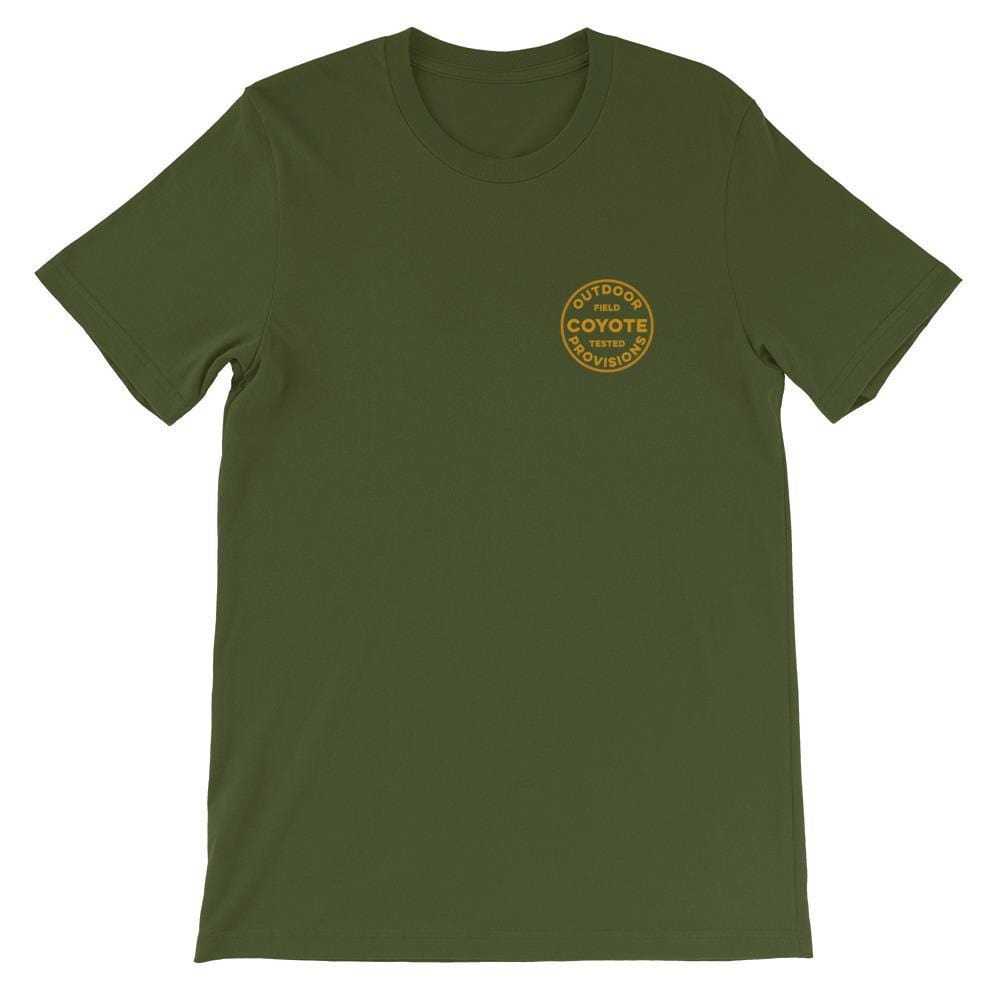 Wayward Ramblers Short-Sleeve T-Shirt Coyote Provisions Co Olive S 